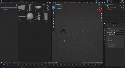 Drag and drop the asset that you want to use in the scene.