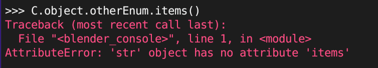 Error from calling the inherited functions from the property directly.