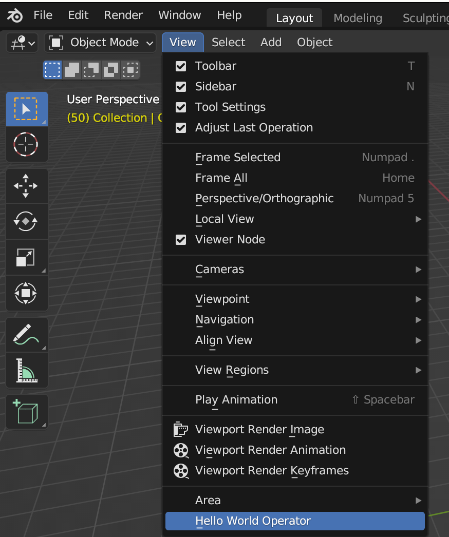 How to Create a Blender Python Operator - Harlepengren