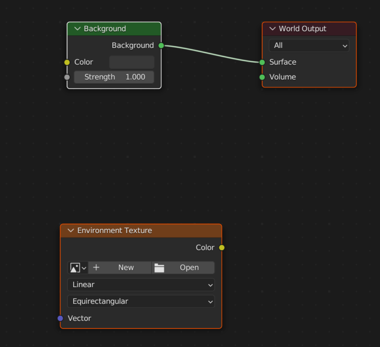 Create Simple World Nodes with the Blender Python API