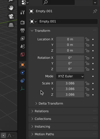 Creating a new blender driver from a property.