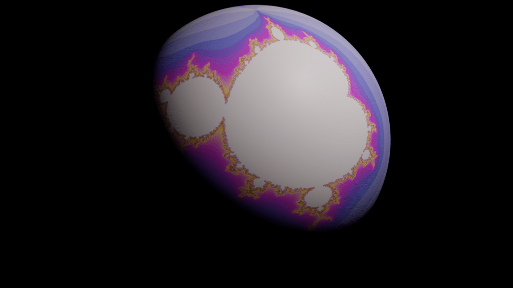 Mandelbrot texture rendered