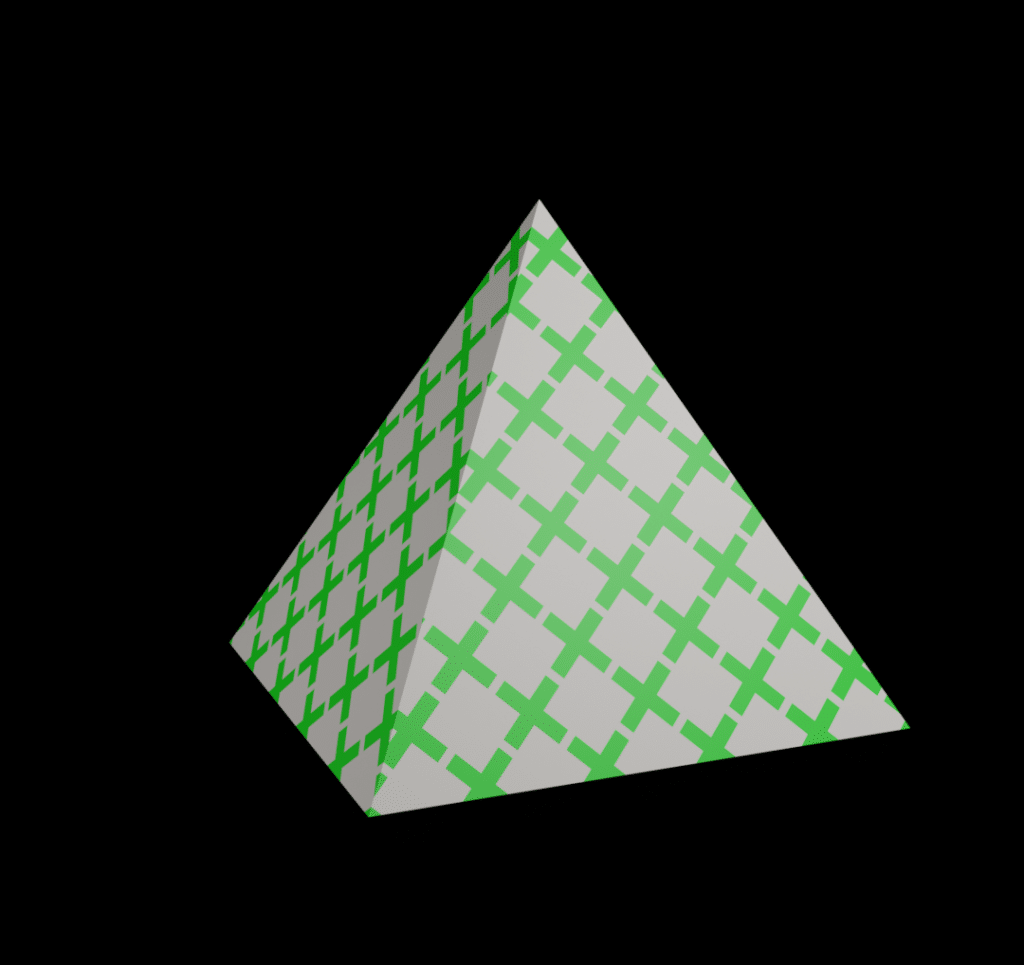 Pyramid with OSL cross script