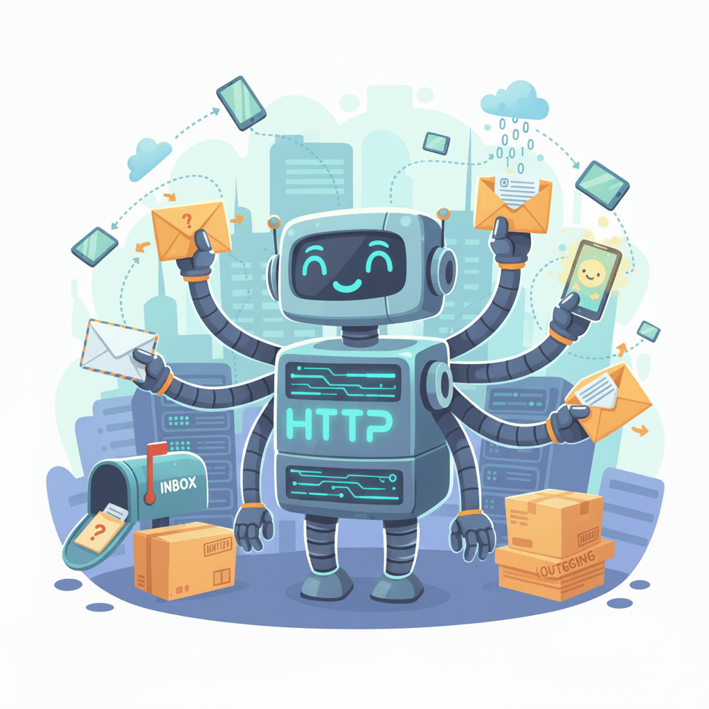 Robot dispatching requests